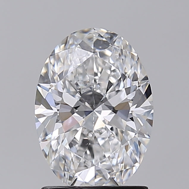 1.52 Carat Oval Shaped, Ideal Cut, D Color, VS1 Clarity, IGI Certified Lab Grown Diamond