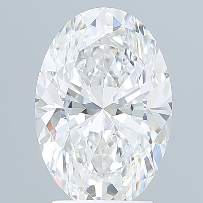 3.10 Carat Oval Shaped, Excellent Cut, D Color, VVS2 Clarity, IGI Certified Lab Grown Diamond