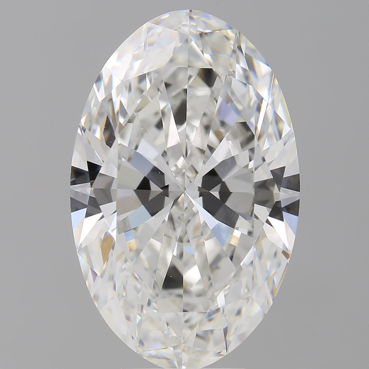 7.59 Carat Oval Shaped, Ideal Cut, F Color, VVS2 Clarity, IGI Certified Lab Grown Diamond