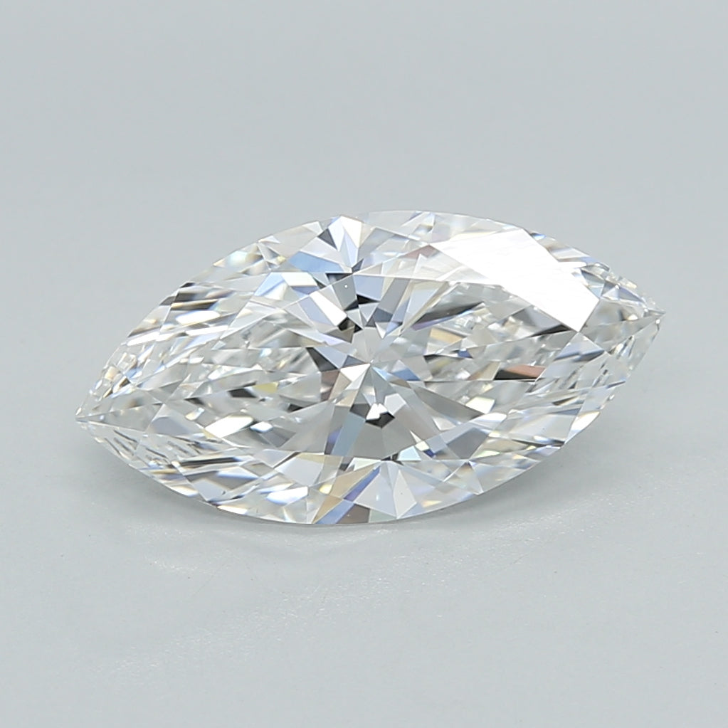 2.00 Carat Marquise Shaped, Ideal Cut, E Color, VVS2 Clarity, IGI Certified Lab Grown Diamond