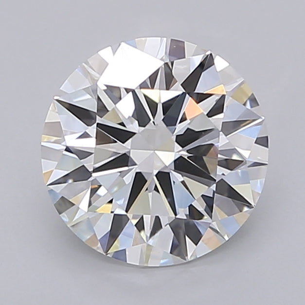 2.00 Carat Round Shaped, Excellent Cut, F Color, VVS2 Clarity, IGI Certified Lab Grown Diamond