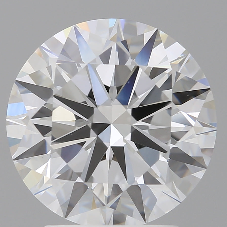 2.92 Carat Round Shaped, Excellent Cut, E Color, VVS2 Clarity, IGI Certified Lab Grown Diamond