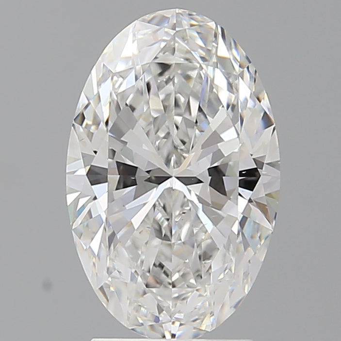 3.00 Carat Oval Shaped, Ideal Cut, E Color, VS2 Clarity, IGI Certified Lab Grown Diamond