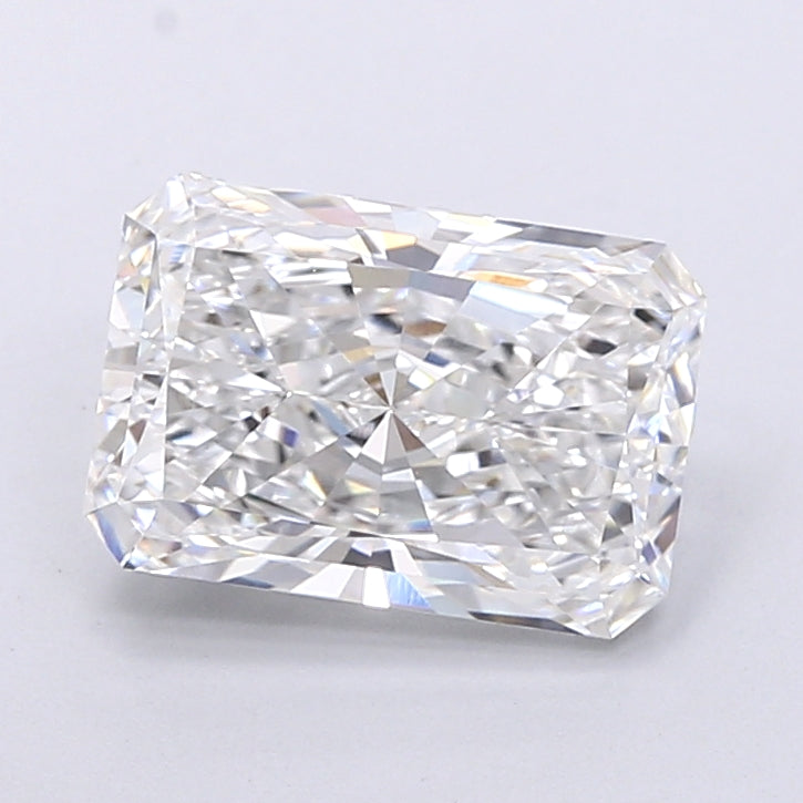 4.02 Carat Radiant Shaped, Very Good Cut, E Color, VVS2 Clarity, IGI Certified Lab Grown Diamond
