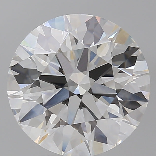4.02 Carat Round Shaped, Ideal Cut, E Color, VVS2 Clarity, IGI Certified Lab Grown Diamond