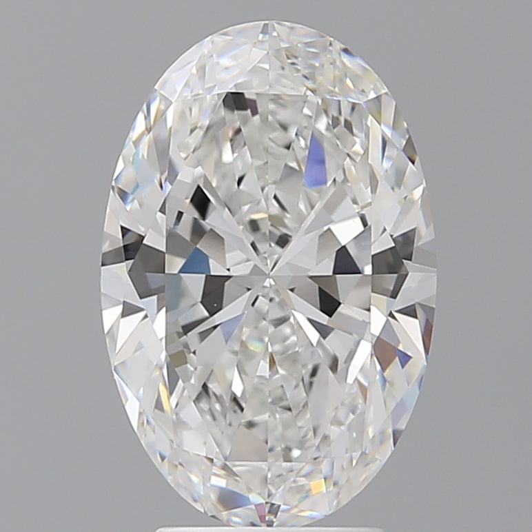 4.00 Carat Oval Shaped, Ideal Cut, E Color, VVS2 Clarity, IGI Certified Lab Grown Diamond