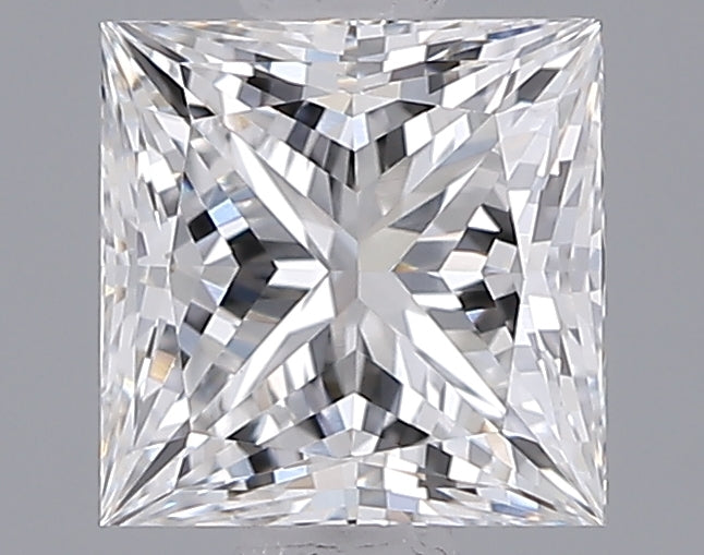 1.04 Carat Princess Shaped, Ideal Cut, E Color, VVS1 Clarity, IGI Certified Lab Grown Diamond