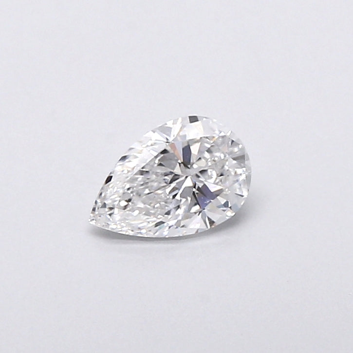 0.37 Carat Pear Shaped, Very Good Cut, D Color, VVS2 Clarity, IGI Certified Lab Grown Diamond