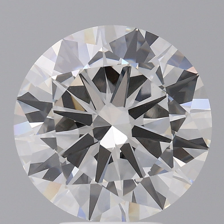 5.03 Carat Round Shaped, Excellent Cut, F Color, VVS2 Clarity, IGI Certified Lab Grown Diamond