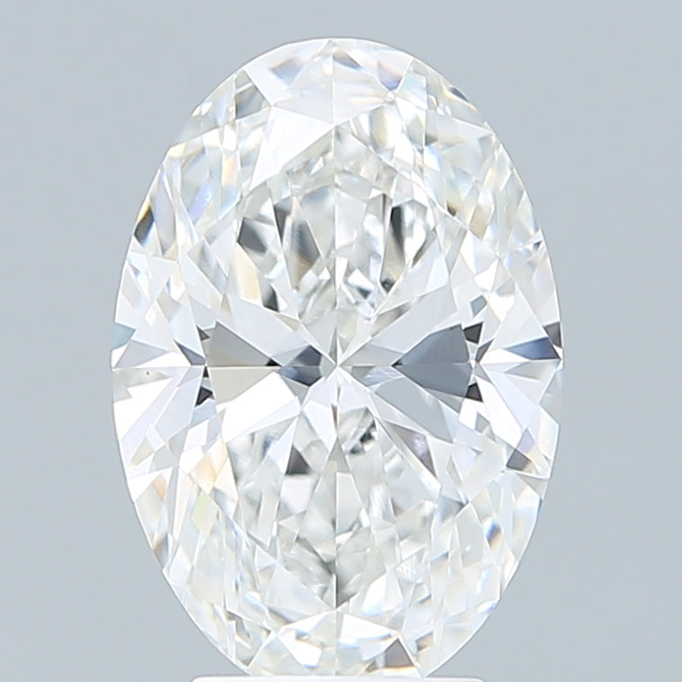 4.10 Carat Oval Shaped, Ideal Cut, F Color, VS1 Clarity, IGI Certified Lab Grown Diamond