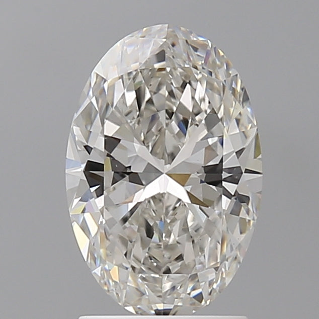 2.03 Carat Oval Shaped, Ideal Cut, G Color, VVS2 Clarity, IGI Certified Lab Grown Diamond