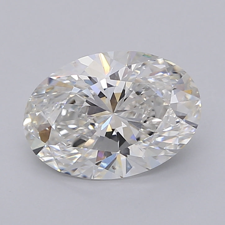 2.05 Carat Oval Shaped, Ideal Cut, F Color, VVS2 Clarity, IGI Certified Lab Grown Diamond