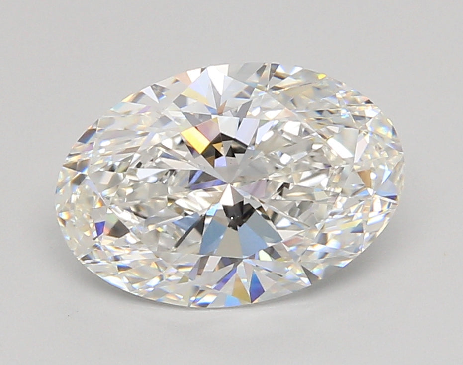 3.06 Carat Oval Shaped, Ideal Cut, E Color, VS1 Clarity, IGI Certified Lab Grown Diamond
