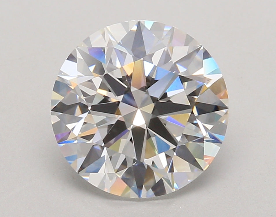 3.54 Carat Round Shaped, Ideal Cut, E Color, VVS2 Clarity, IGI Certified Lab Grown Diamond