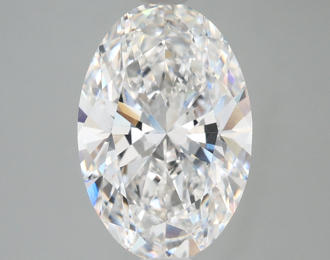 4.10 Carat Oval Shaped, Very Good Cut, F Color, VVS1 Clarity, IGI Certified Lab Grown Diamond