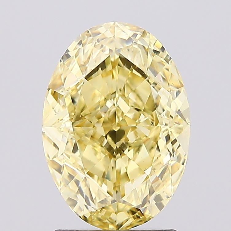 2.10 Carat Oval Shaped, Ideal Cut, VS2 Clarity, IGI Certified Lab Grown Diamond