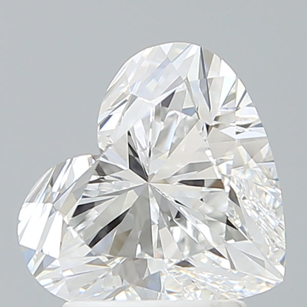 2.41 Carat Heart Shaped, Ideal Cut, D Color, VVS2 Clarity, IGI Certified Lab Grown Diamond