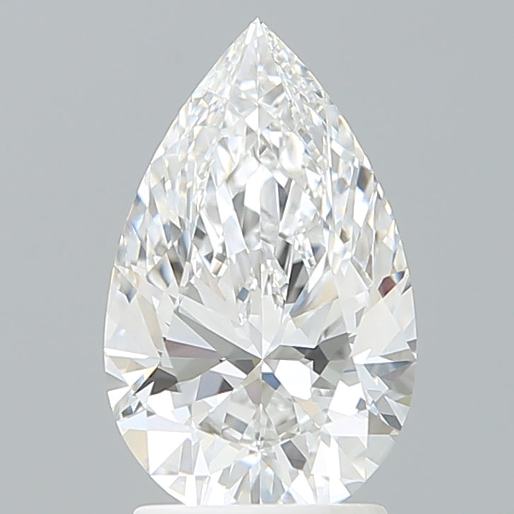 2.20 Carat Pear Shaped, Ideal Cut, D Color, VVS2 Clarity, IGI Certified Lab Grown Diamond