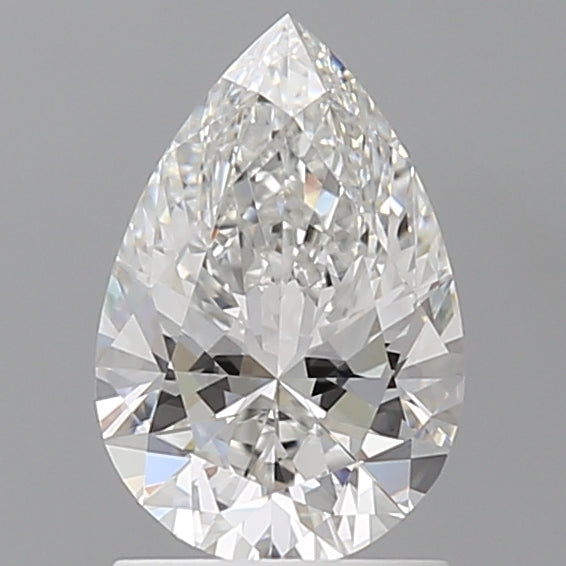 1.51 Carat Pear Shaped, Ideal Cut, F Color, VS1 Clarity, IGI Certified Lab Grown Diamond