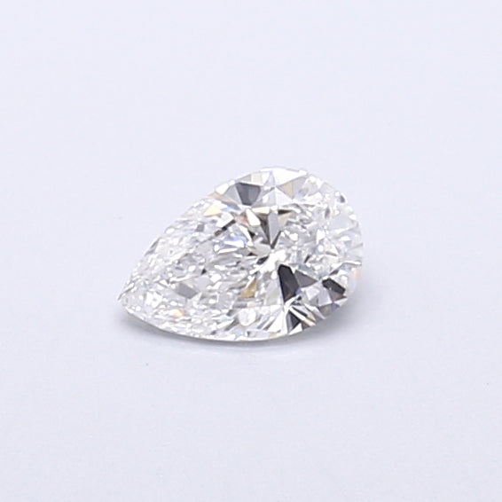0.30 Carat Pear Shaped, Very Good Cut, D Color, VS2 Clarity, IGI Certified Lab Grown Diamond