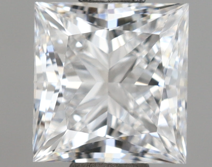1.03 Carat Princess Shaped, Ideal Cut, D Color, VVS1 Clarity, IGI Certified Lab Grown Diamond
