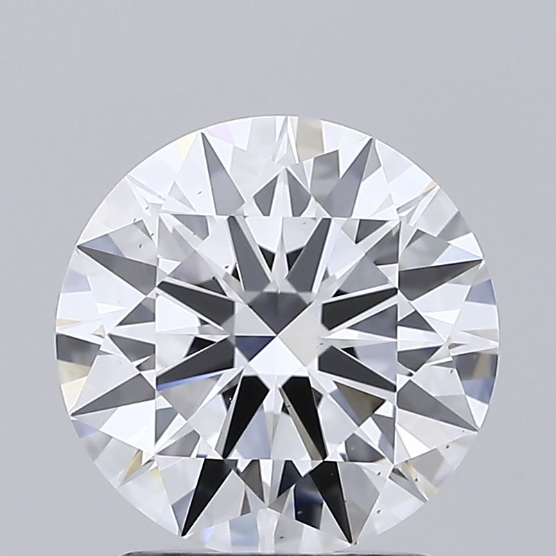 1.91 Carat Round Shaped, Ideal Cut, D Color, VS2 Clarity, IGI Certified Lab Grown Diamond
