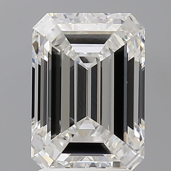 2.59 Carat Emerald Shaped, Ideal Cut, E Color, VVS2 Clarity, IGI Certified Lab Grown Diamond