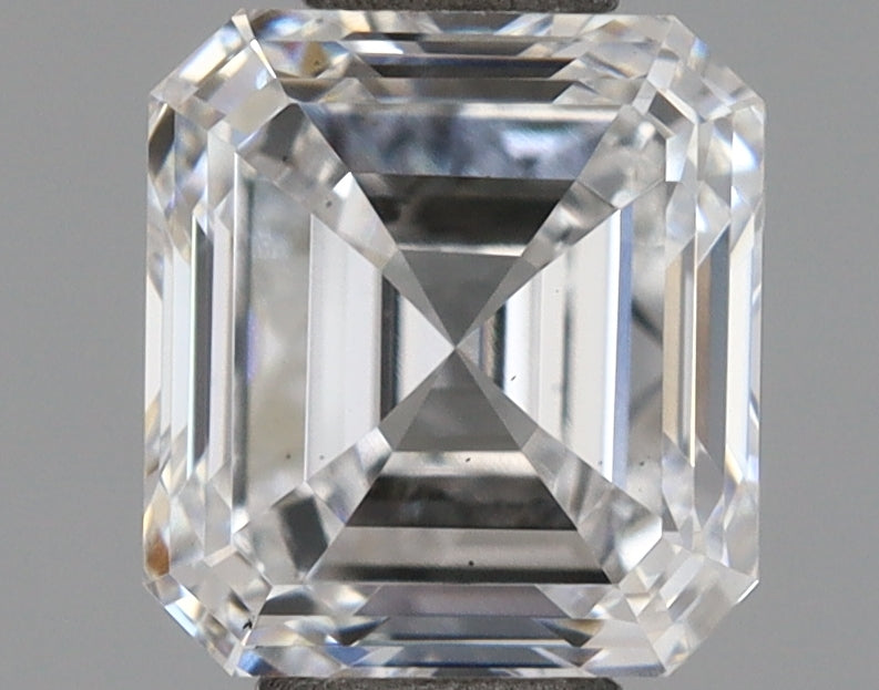 1.01 Carat Asscher Shaped, Very Good Cut, D Color, VS2 Clarity, IGI Certified Lab Grown Diamond