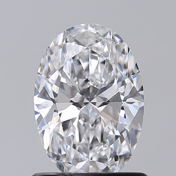 1.00 Carat Oval Shaped, Very Good Cut, D Color, VVS2 Clarity, IGI Certified Lab Grown Diamond