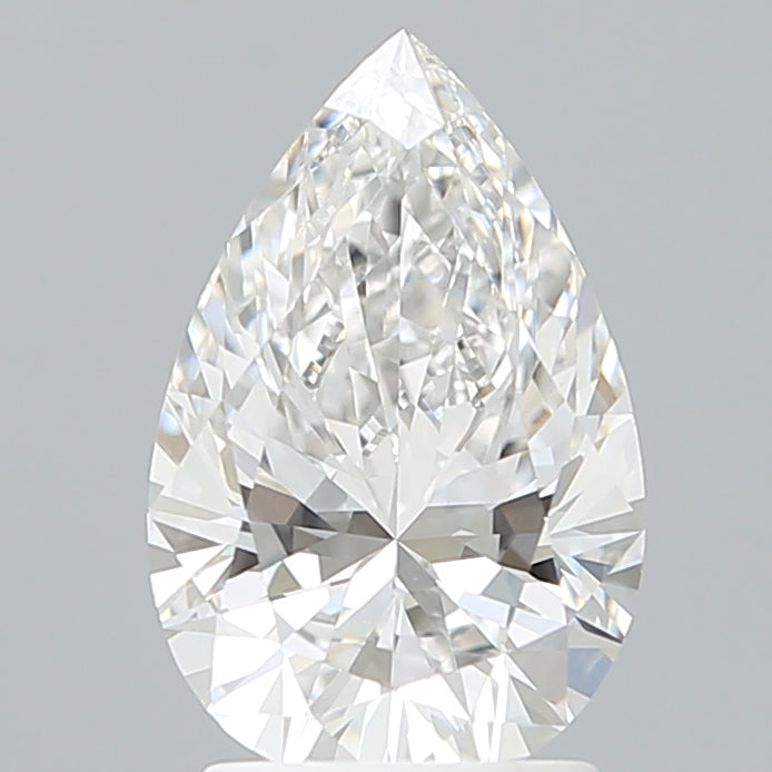 2.08 Carat Pear Shaped, Ideal Cut, E Color, VVS2 Clarity, IGI Certified Lab Grown Diamond