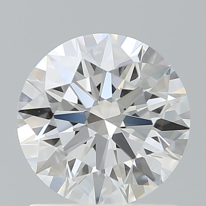 1.23 Carat Round Shaped, Ideal Cut, D Color, VVS2 Clarity, IGI Certified Lab Grown Diamond