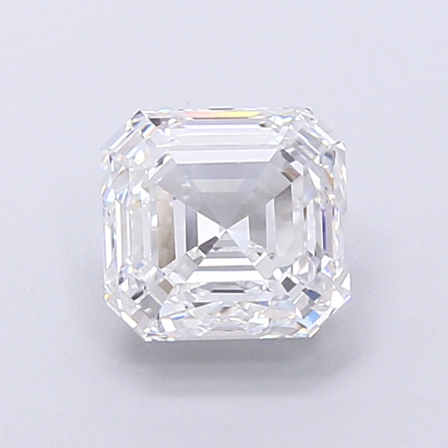 1.83 Carat Asscher Shaped, Very Good Cut, D Color, VVS2 Clarity, IGI Certified Lab Grown Diamond
