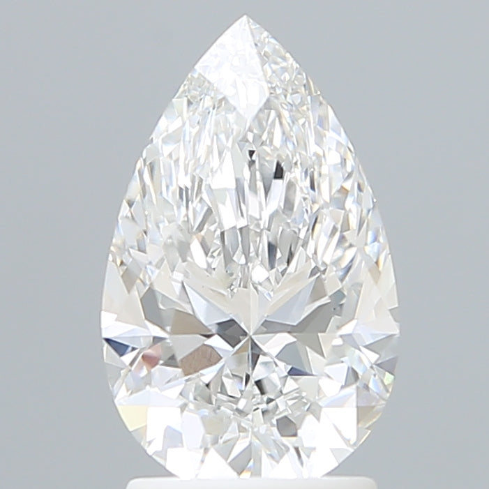 2.11 Carat Pear Shaped, Ideal Cut, D Color, VVS2 Clarity, IGI Certified Lab Grown Diamond
