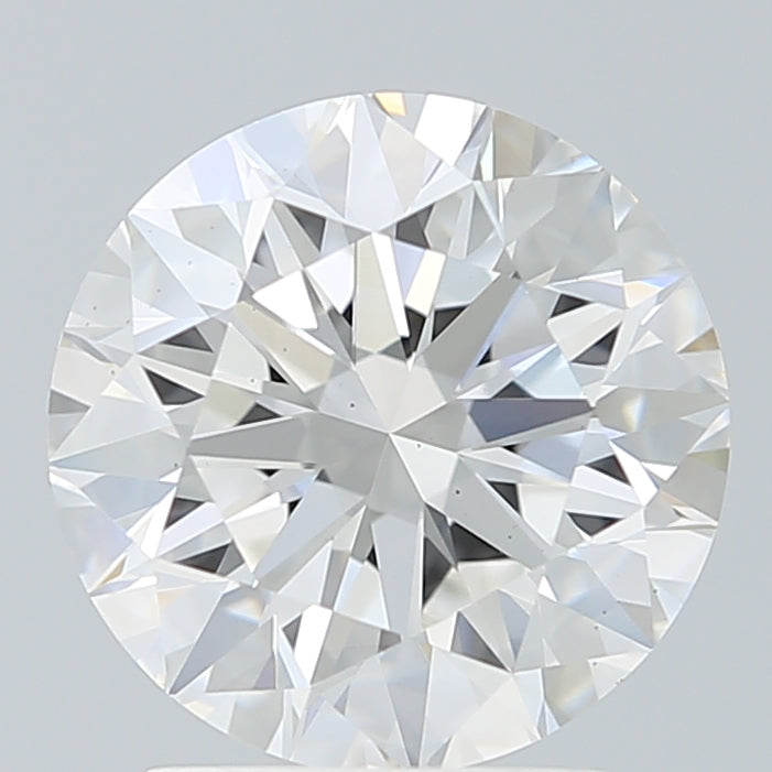 2.43 Carat Round Shaped, Ideal Cut, F Color, VS2 Clarity, IGI Certified Lab Grown Diamond