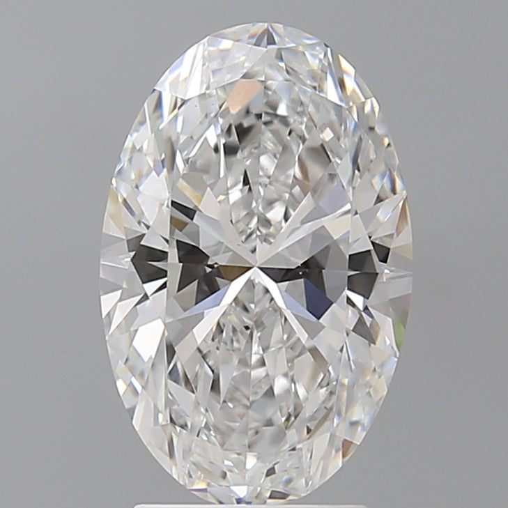 3.03 Carat Oval Shaped, Ideal Cut, E Color, VS1 Clarity, IGI Certified Lab Grown Diamond