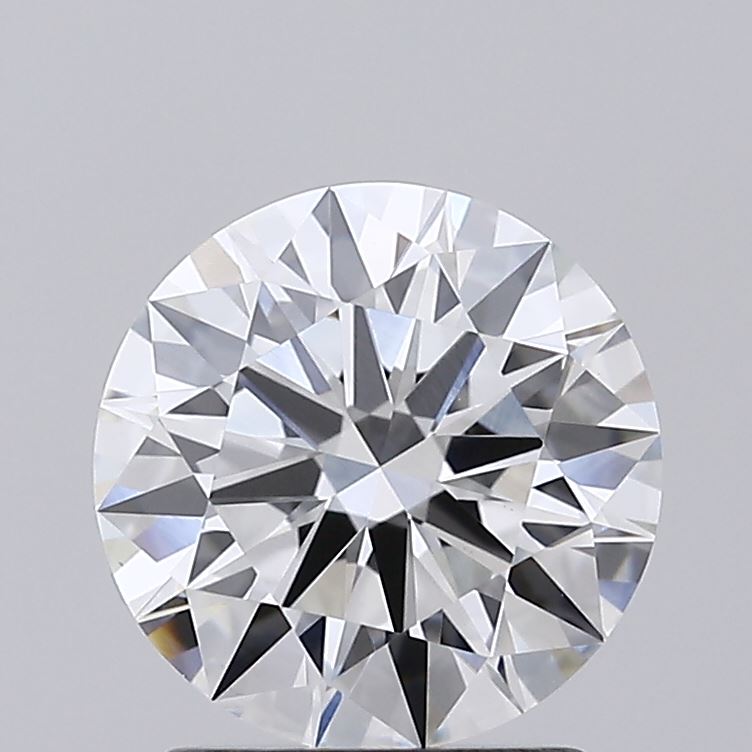 1.54 Carat Round Shaped, Ideal Cut, D Color, VVS2 Clarity, IGI Certified Lab Grown Diamond