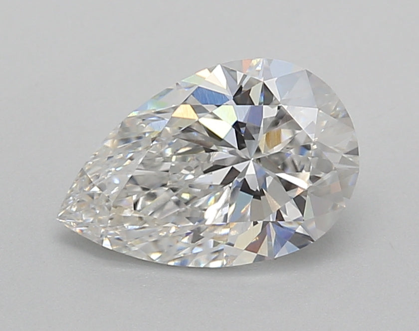 1.52 Carat Pear Shaped, Excellent Cut, E Color, VVS2 Clarity, IGI Certified Lab Grown Diamond