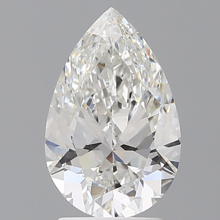 2.60 Carat Pear Shaped, Ideal Cut, F Color, VVS2 Clarity, IGI Certified Lab Grown Diamond