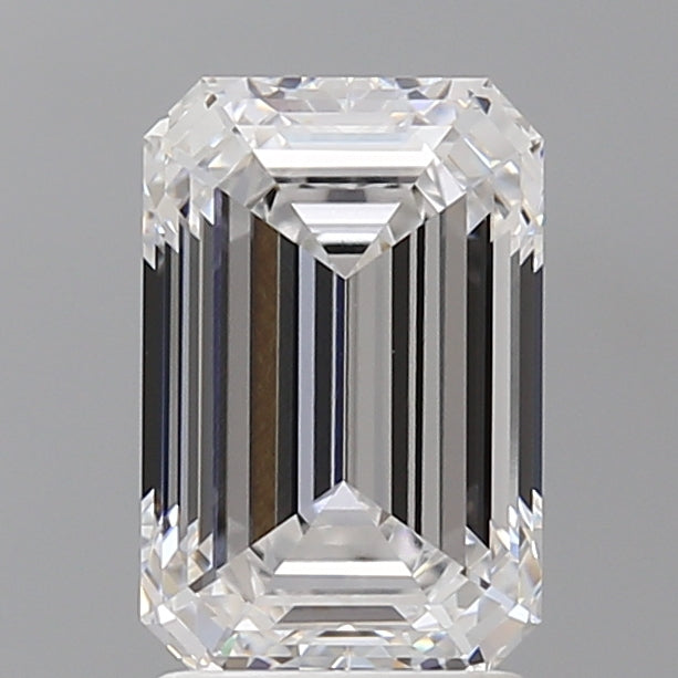 2.60 Carat Emerald Shaped, Ideal Cut, E Color, VVS2 Clarity, IGI Certified Lab Grown Diamond