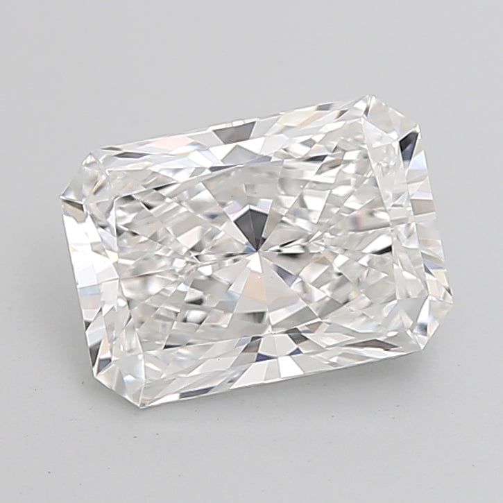 4.03 Carat Radiant Shaped, Ideal Cut, D Color, VVS2 Clarity, IGI Certified Lab Grown Diamond