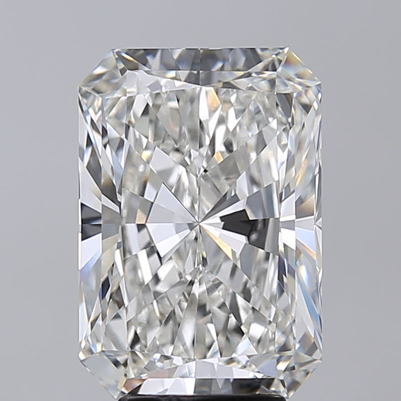 5.00 Carat Radiant Shaped, Excellent Cut, F Color, VVS2 Clarity, IGI Certified Lab Grown Diamond