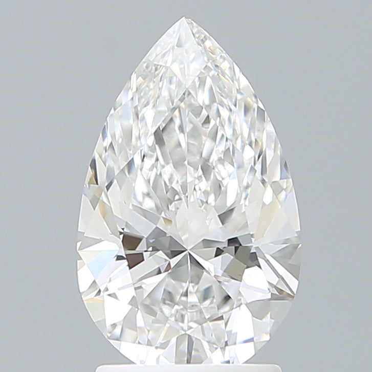 2.16 Carat Pear Shaped, Ideal Cut, E Color, VVS2 Clarity, IGI Certified Lab Grown Diamond
