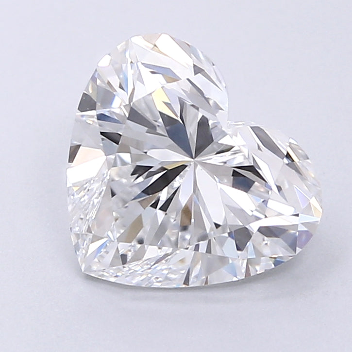 2.31 Carat Heart Shaped, Very Good Cut, D Color, VS1 Clarity, IGI Certified Lab Grown Diamond