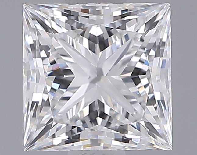 1.31 Carat Princess Shaped, Ideal Cut, D Color, VVS2 Clarity, IGI Certified Lab Grown Diamond