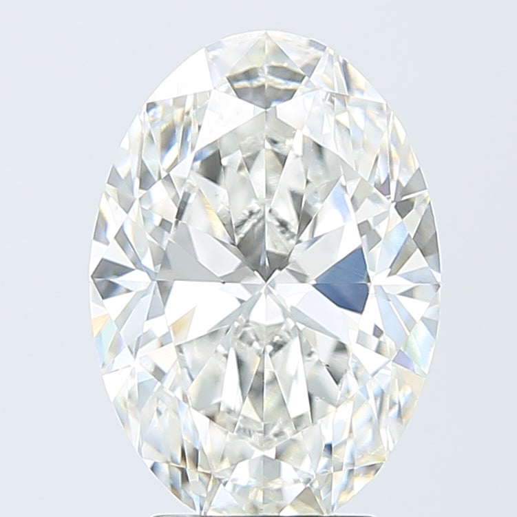 4.09 Carat Oval Shaped, Ideal Cut, F Color, VS1 Clarity, IGI Certified Lab Grown Diamond