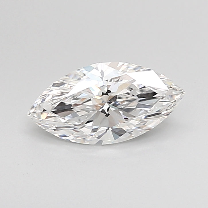 1.01 Carat Marquise Shaped, Ideal Cut, D Color, VVS2 Clarity, IGI Certified Lab Grown Diamond