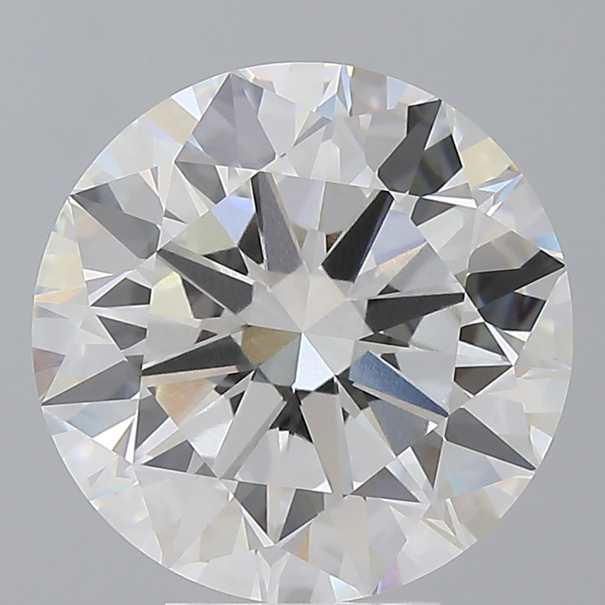 6.04 Carat Round Shaped, Excellent Cut, E Color, VVS2 Clarity, IGI Certified Lab Grown Diamond
