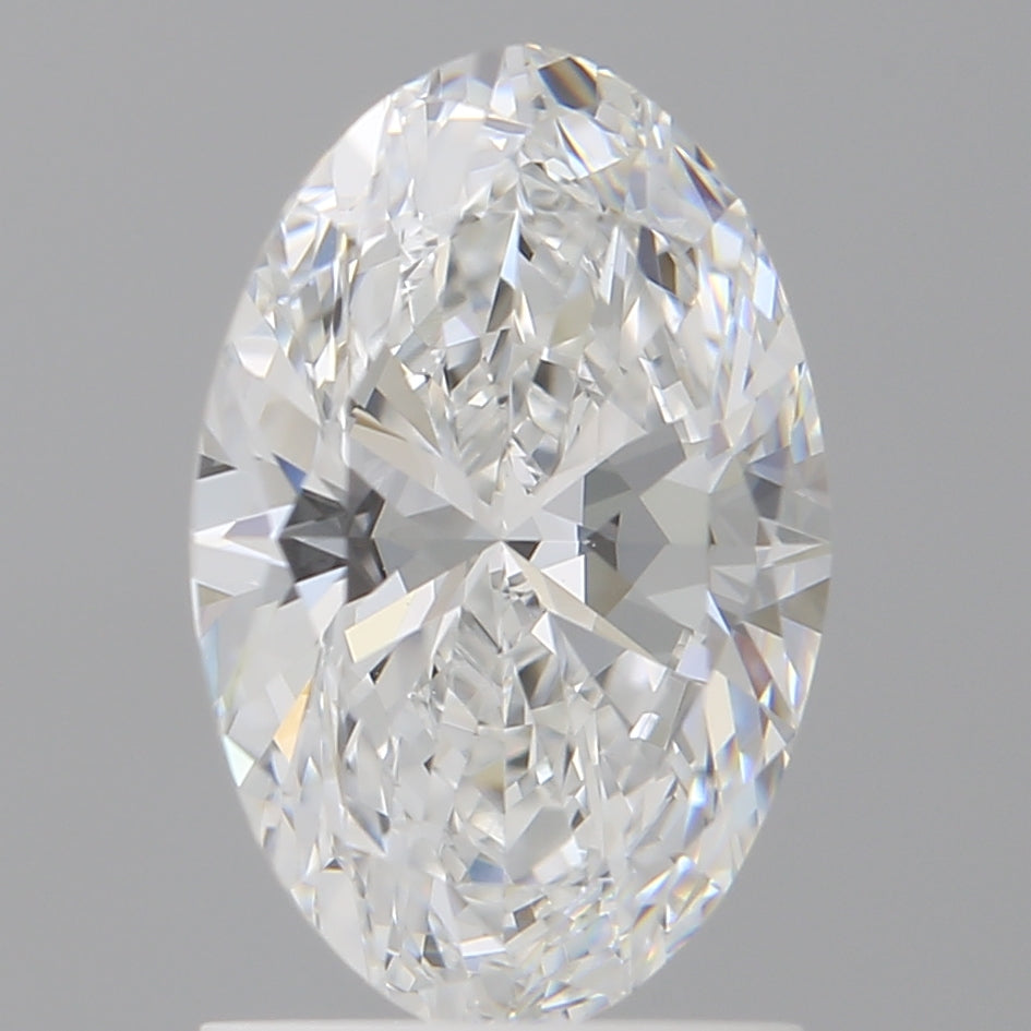 1.59 Carat Oval Shaped, Ideal Cut, E Color, VVS2 Clarity, IGI Certified Lab Grown Diamond