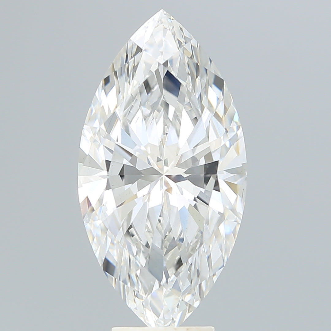 6.27 Carat Marquise Shaped, Excellent Cut, E Color, VS1 Clarity, IGI Certified Lab Grown Diamond