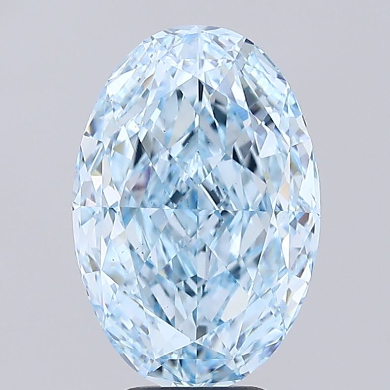 5.50 Carat Oval Shaped, Ideal Cut, VS2 Clarity, IGI Certified Lab Grown Diamond